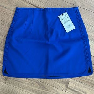 Zara Mini Skirt with Side Button Detail
